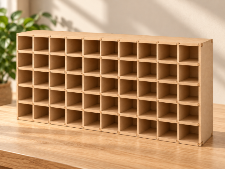 Estantería modular de 50 cubos